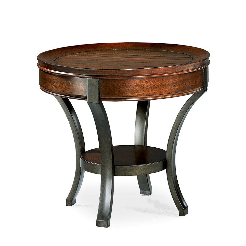 Sunset Valley Round End Table La Z Boy, Antique Round End Tables