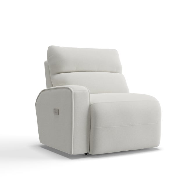 Maddox Power Right-Arm Sitting Reclining Chaise w/ Headrest & Lumbar