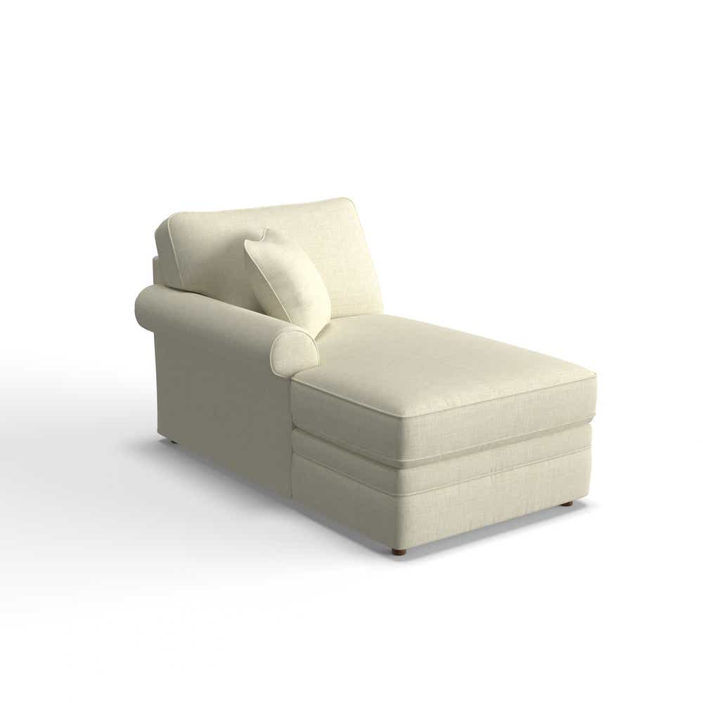 Collins Right-Arm Sitting Chaise w/ Storage