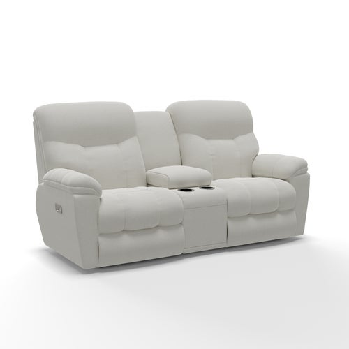 Morrison Power Reclining Loveseat w/ Headrest & Console - Quick View Image