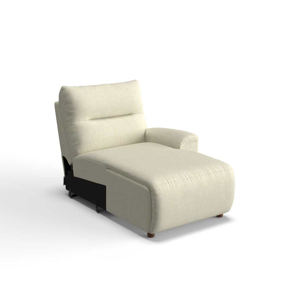 Palmer Power Left-Arm Sitting Reclining Chaise w/ Headrest