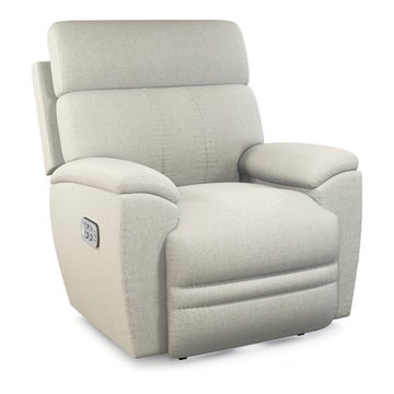 Talladega Power Rocking Recliner w Headrest Lumbar La Z Boy