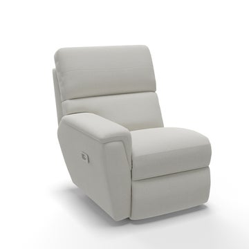 Ava Power Right-Arm Sitting Reclining Chaise w/ Headrest & Lumbar