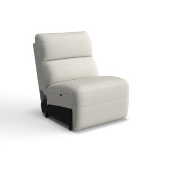 Maddox Power Armless Recliner w/ Headrest & Lumbar