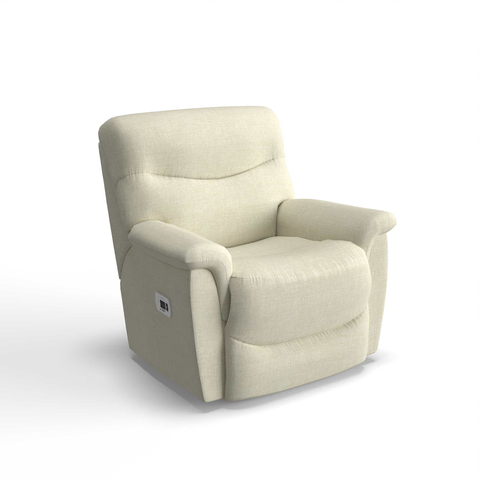 James Power Rocking Recliner w/ Headrest & Lumbar