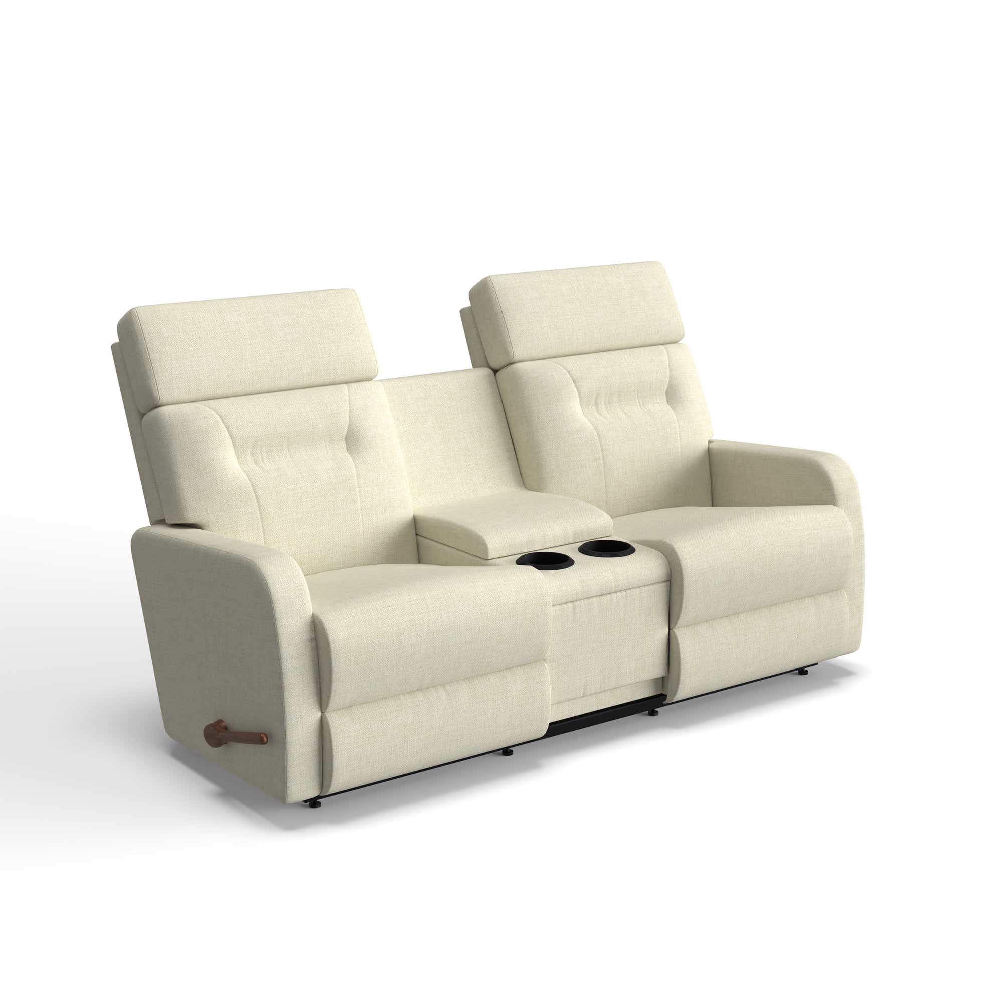 Lennon Wall Reclining Loveseat w/Console LaZBoy