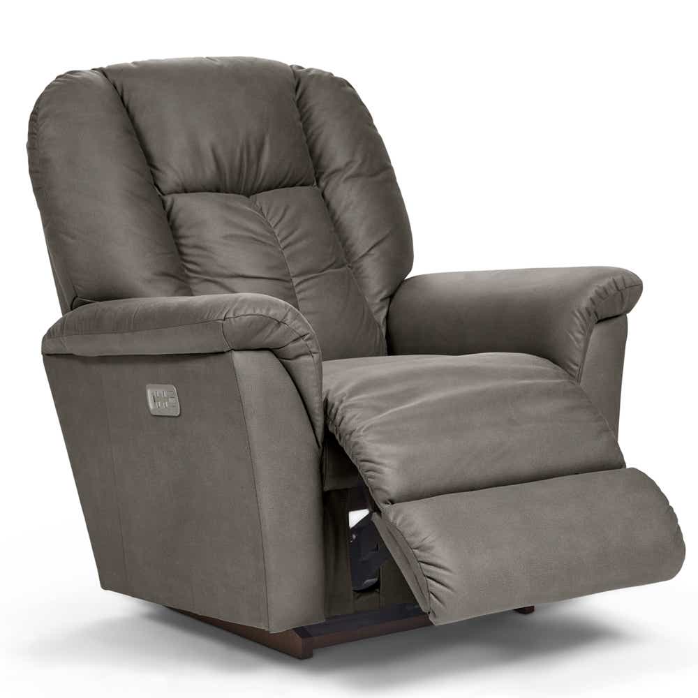 Jasper Power Rocking Recliner W  Headrest & Lumbar 