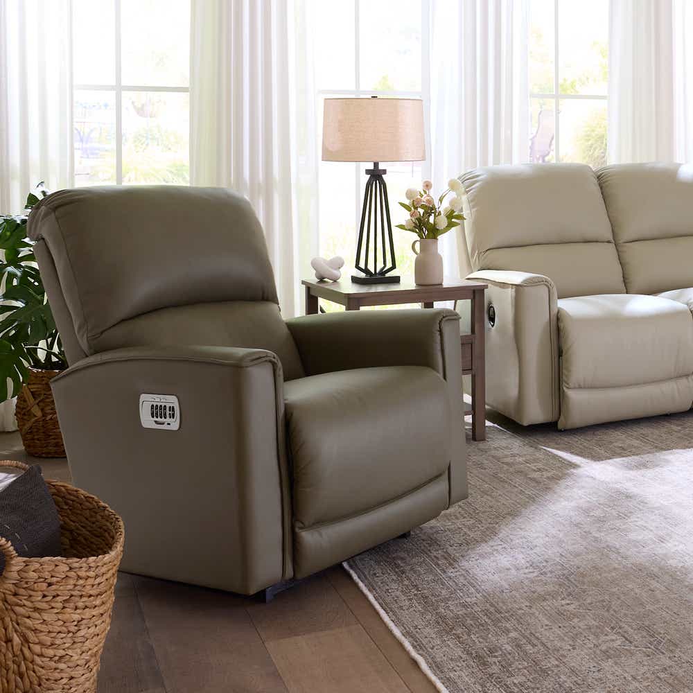 Cade Power Rocking Recliner w/ Headrest & Lumbar | La-Z-Boy
