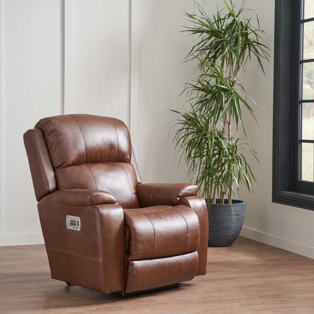 らら ホワイトXL Dorian Power Reclining Loveseat w/ Headrest, Lumbar & Console | La