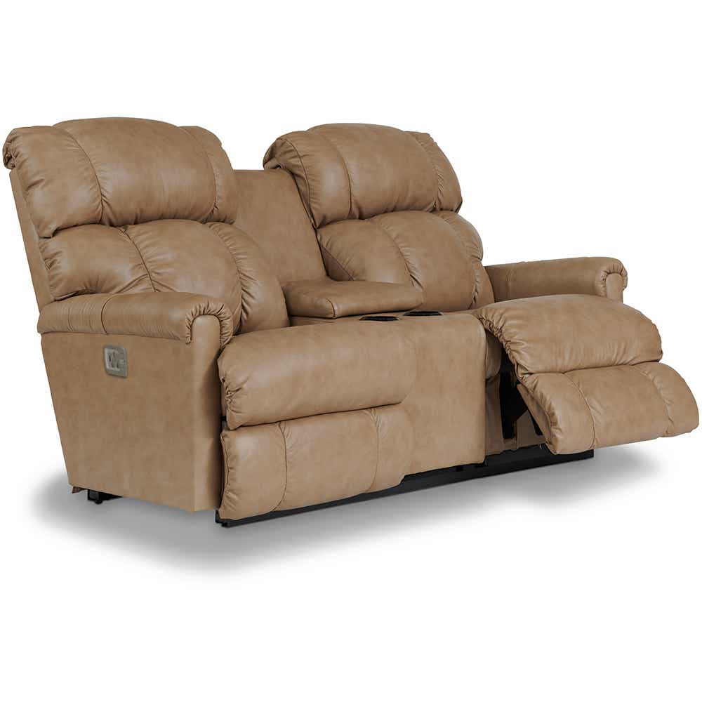 Pinnacle Power Wall Reclining Loveseat w/ Headrest & Console LaZBoy