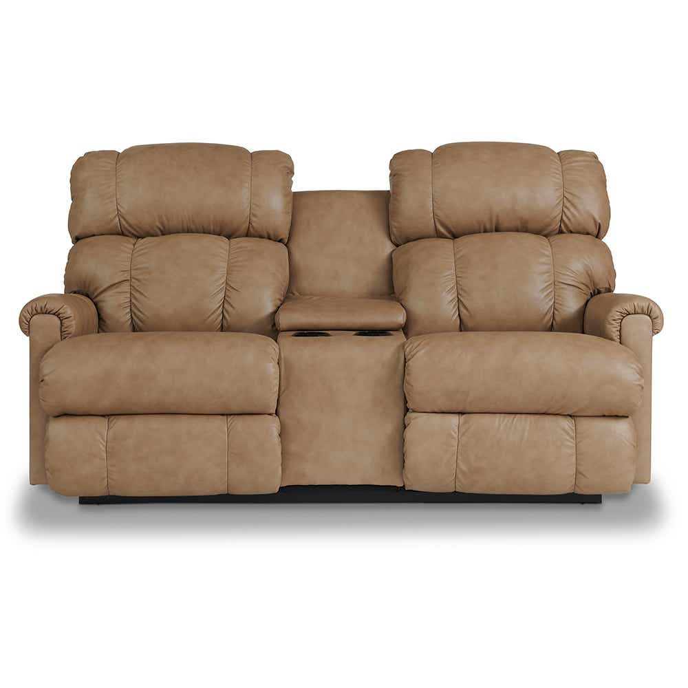 Pinnacle Power Wall Reclining Loveseat W Console Headrest And Lumbar La Z Boy 9909