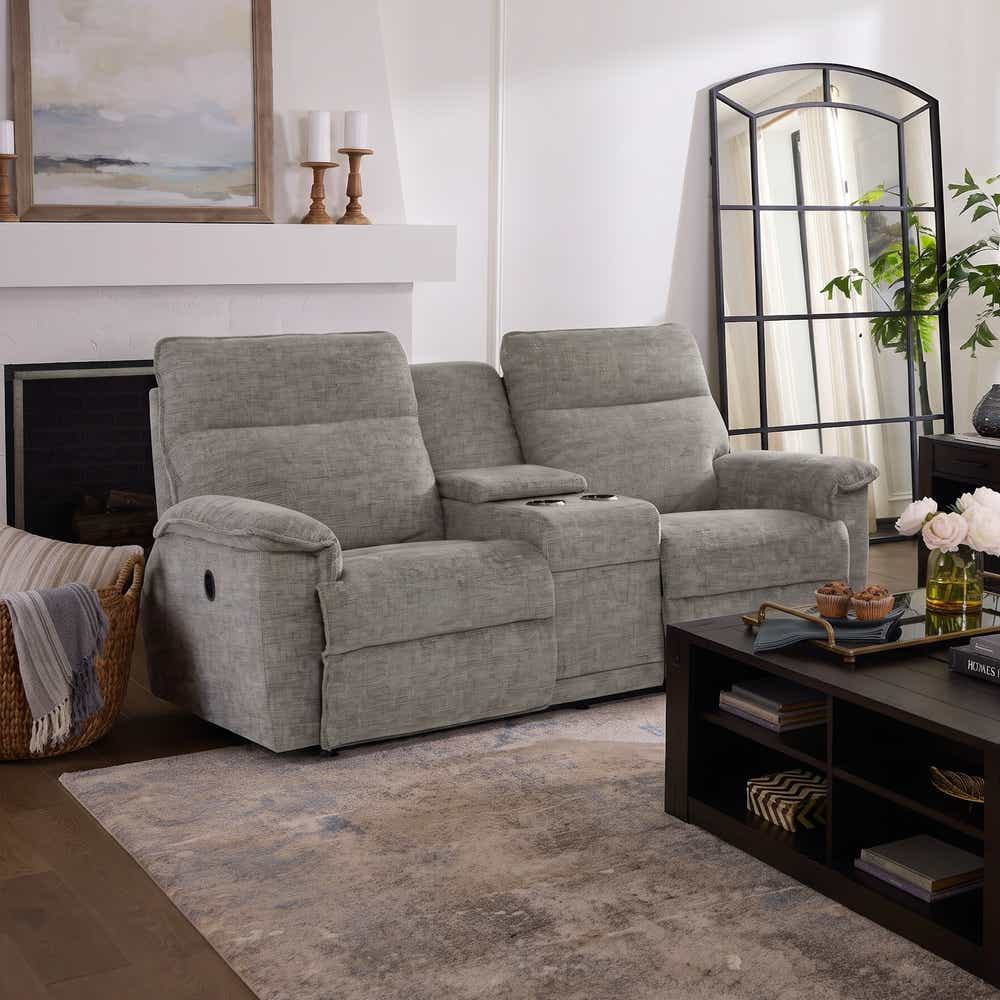 Jay Reclining Loveseat w/ Console | La-Z-Boy
