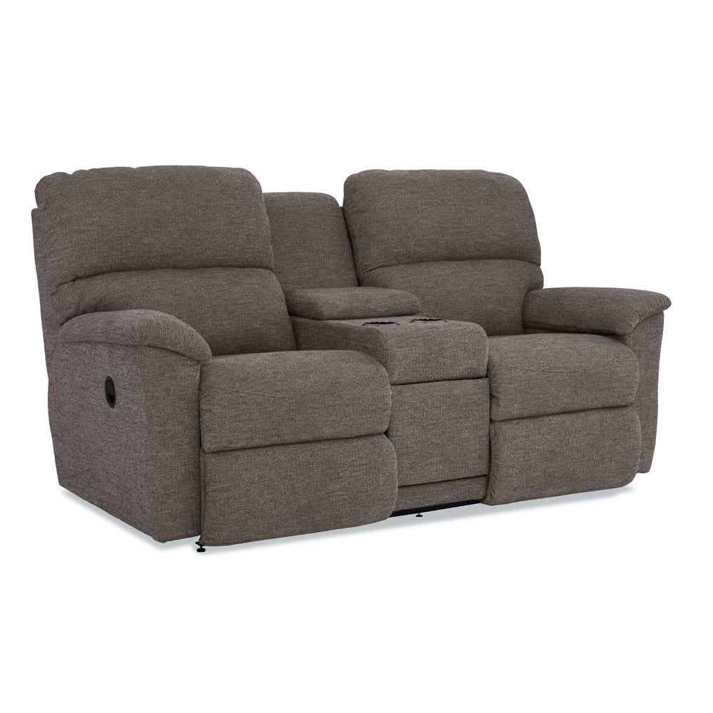 Brooks Reclining Loveseat w/ Console | La-Z-Boy