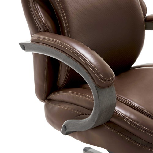 Hyland Executive Office Chair Chestnut Brown La Z Boy