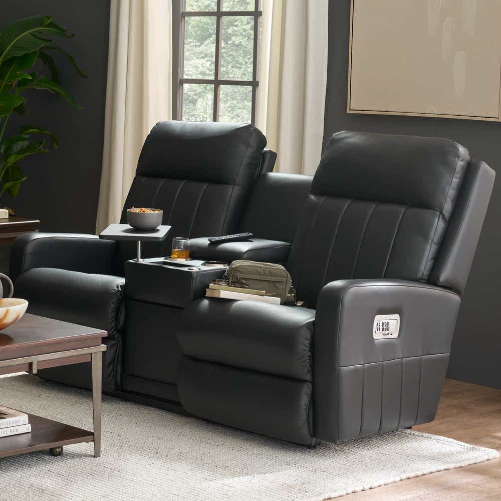 Finley Power Wall Reclining Loveseat w/ Headrest & Console | La-Z-Boy