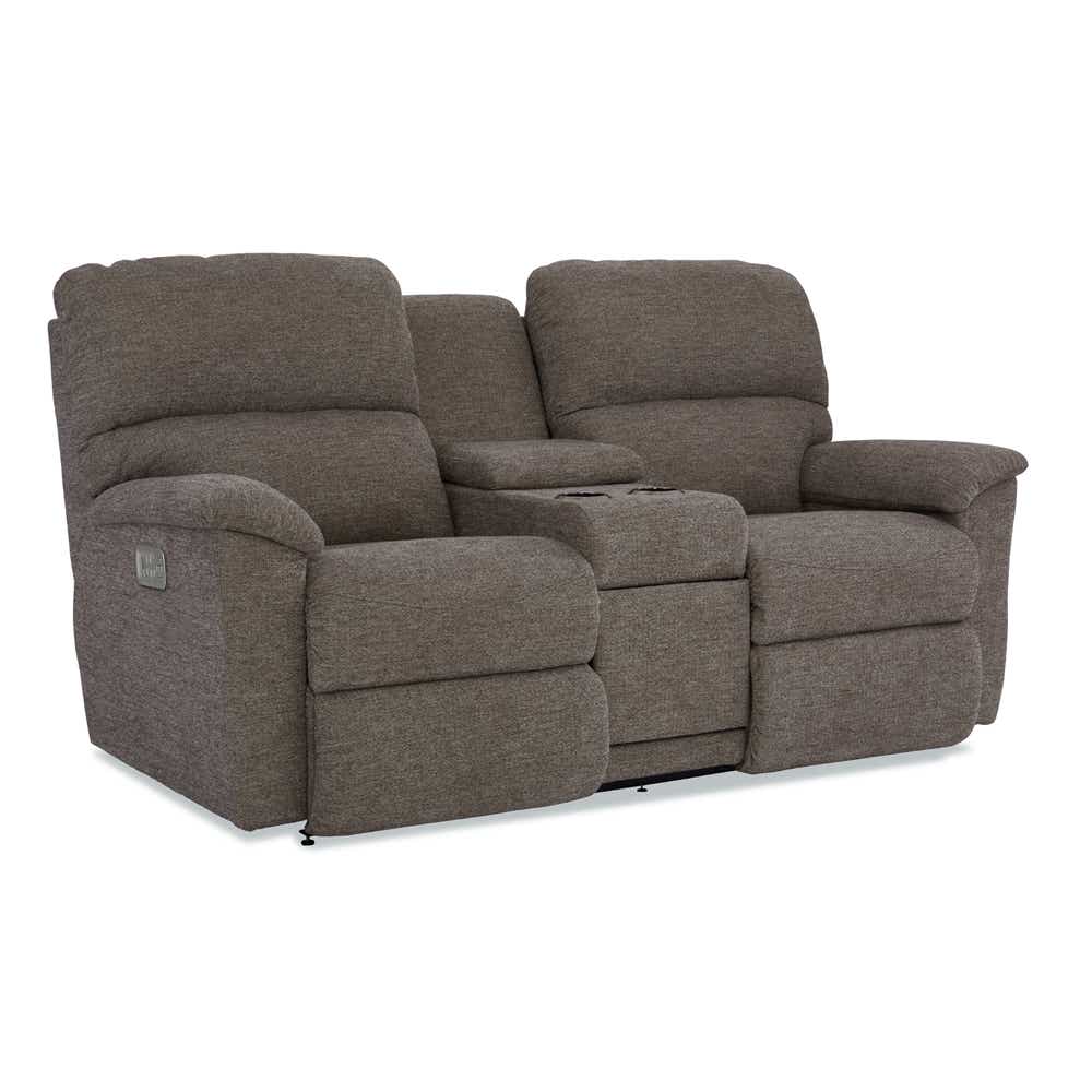 Brooks Power Reclining Loveseat w/ Headrest & Console | La-Z-Boy