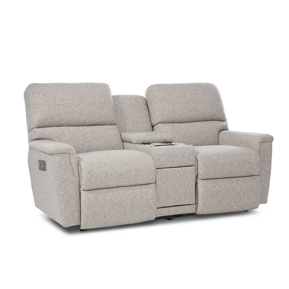 Ava Power Reclining Loveseat w/ Headrest & Console | La-Z-Boy