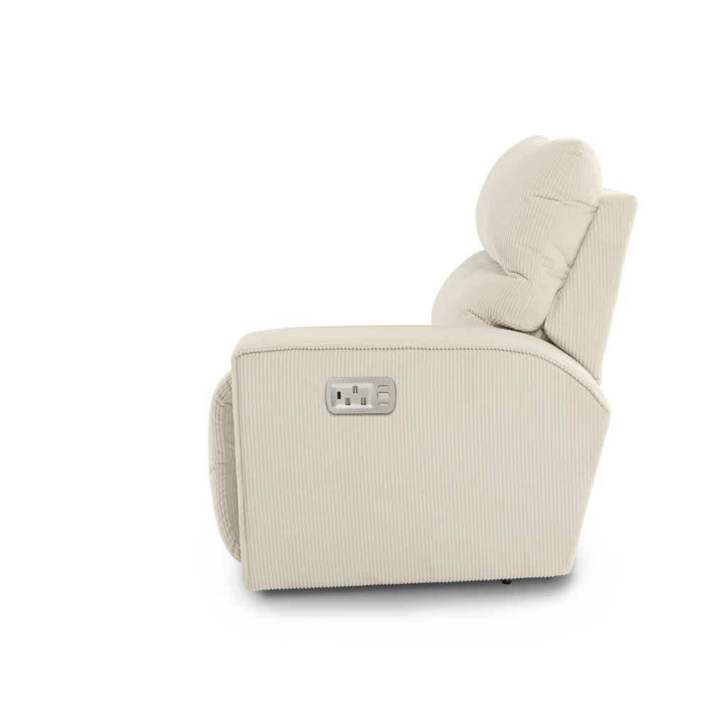 Maddox Power Left-Arm Sitting Recliner w/ Headrest | La-Z-Boy