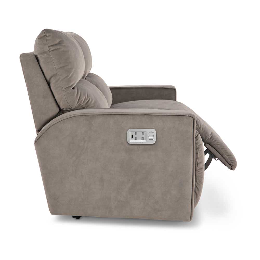 Maddox Power Reclining Sofa w/ Headrest & Lumbar | La-Z-Boy