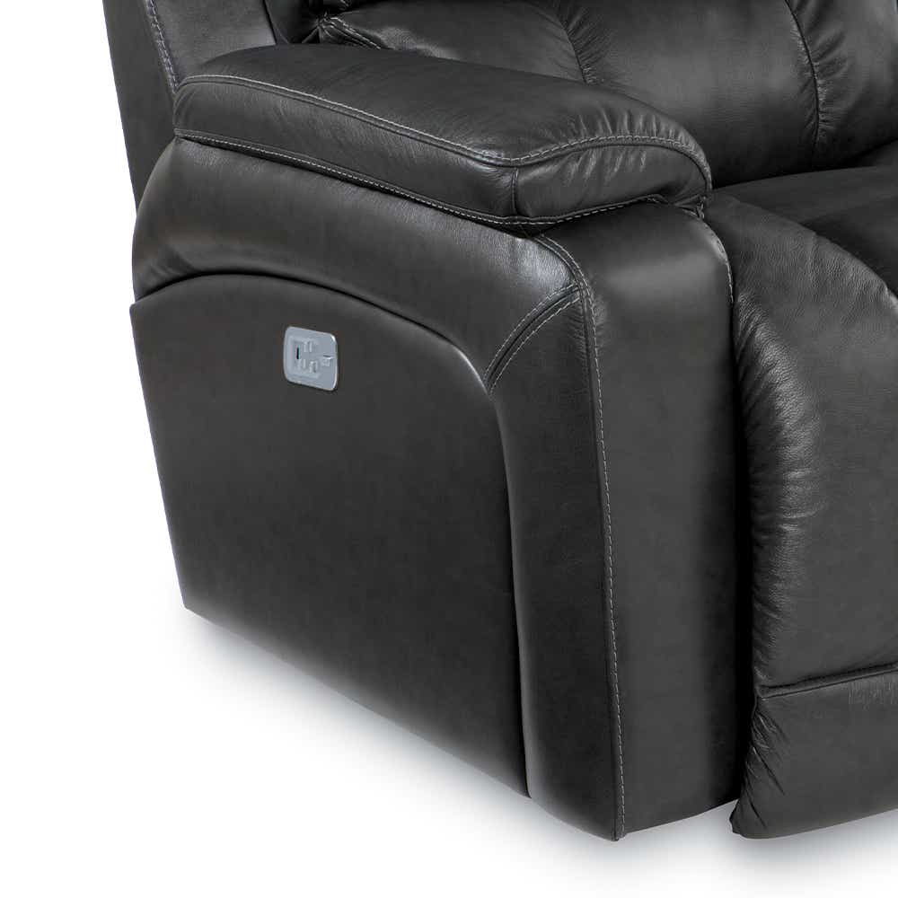 Greyson Power Reclining Sofa w/ Headrest & Lumbar LaZBoy