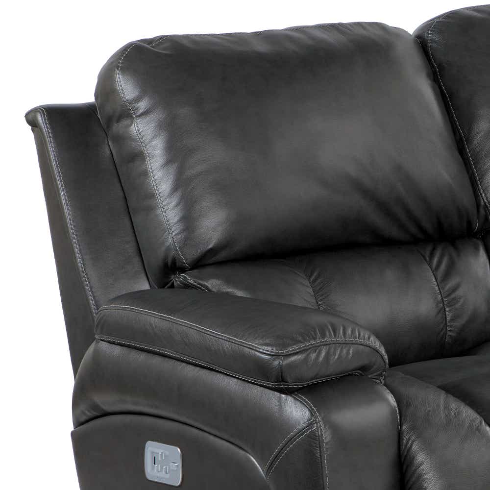 Greyson Power Reclining Sofa w/ Headrest & Lumbar LaZBoy