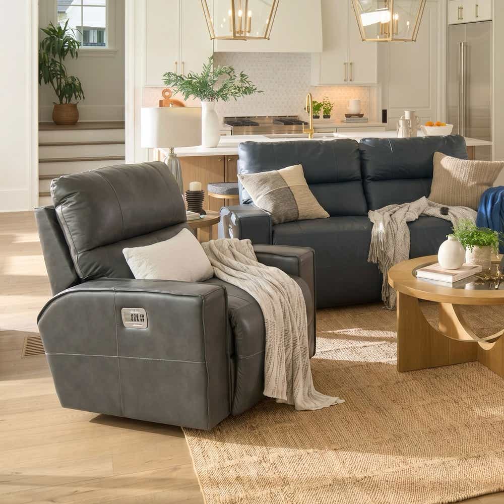 Maddox Power Reclining Chair and A Half w/ Headrest & Lumbar | La
