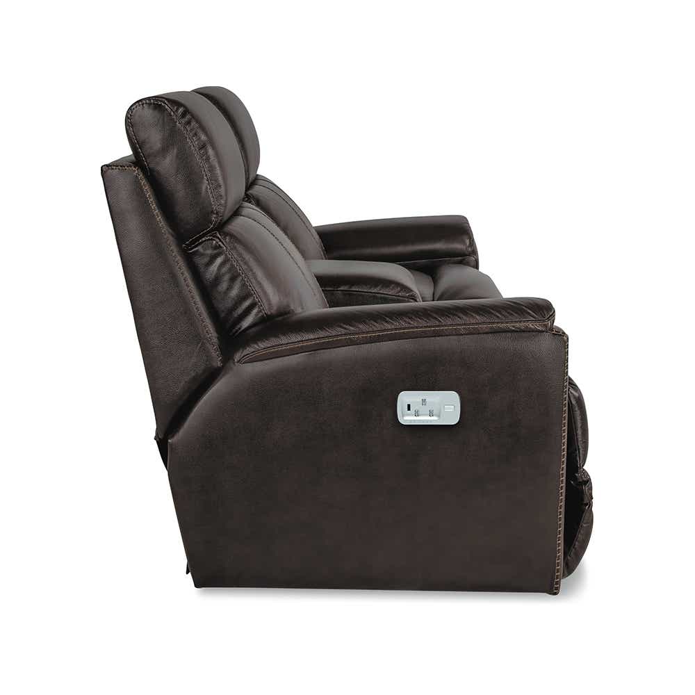 Talladega Power Reclining Loveseat w/ Headrest, Lumbar & Console 