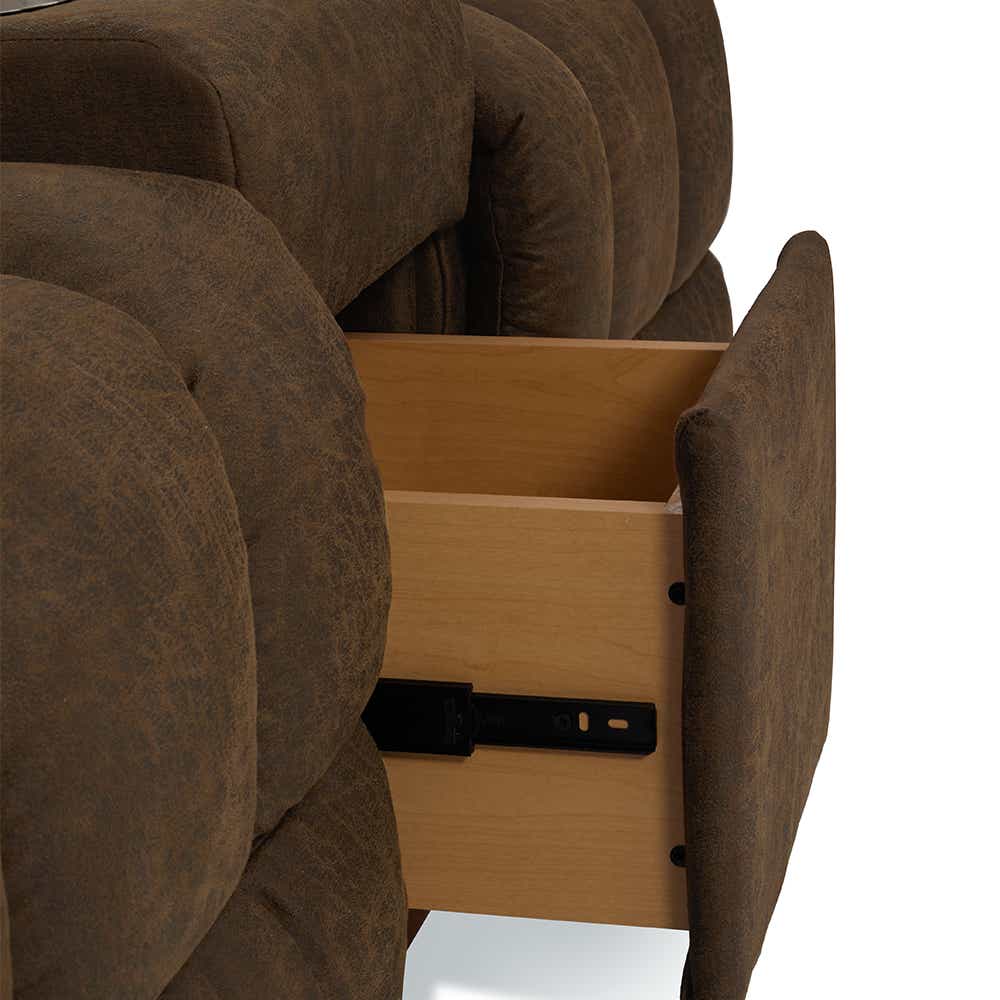 Morrison Power Reclining Loveseat w/ Headrest, Lumbar & Console LaZBoy