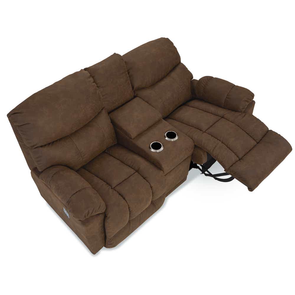 Morrison Power Reclining Loveseat w/ Headrest, Lumbar & Console LaZBoy
