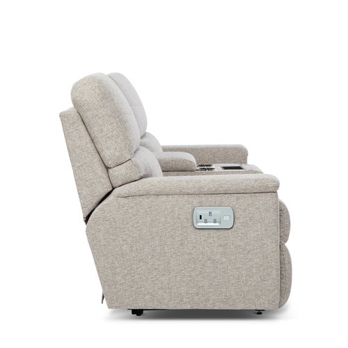 Ava Power Reclining Sofa W/ Console Headrest & Lumbar | La-Z-Boy