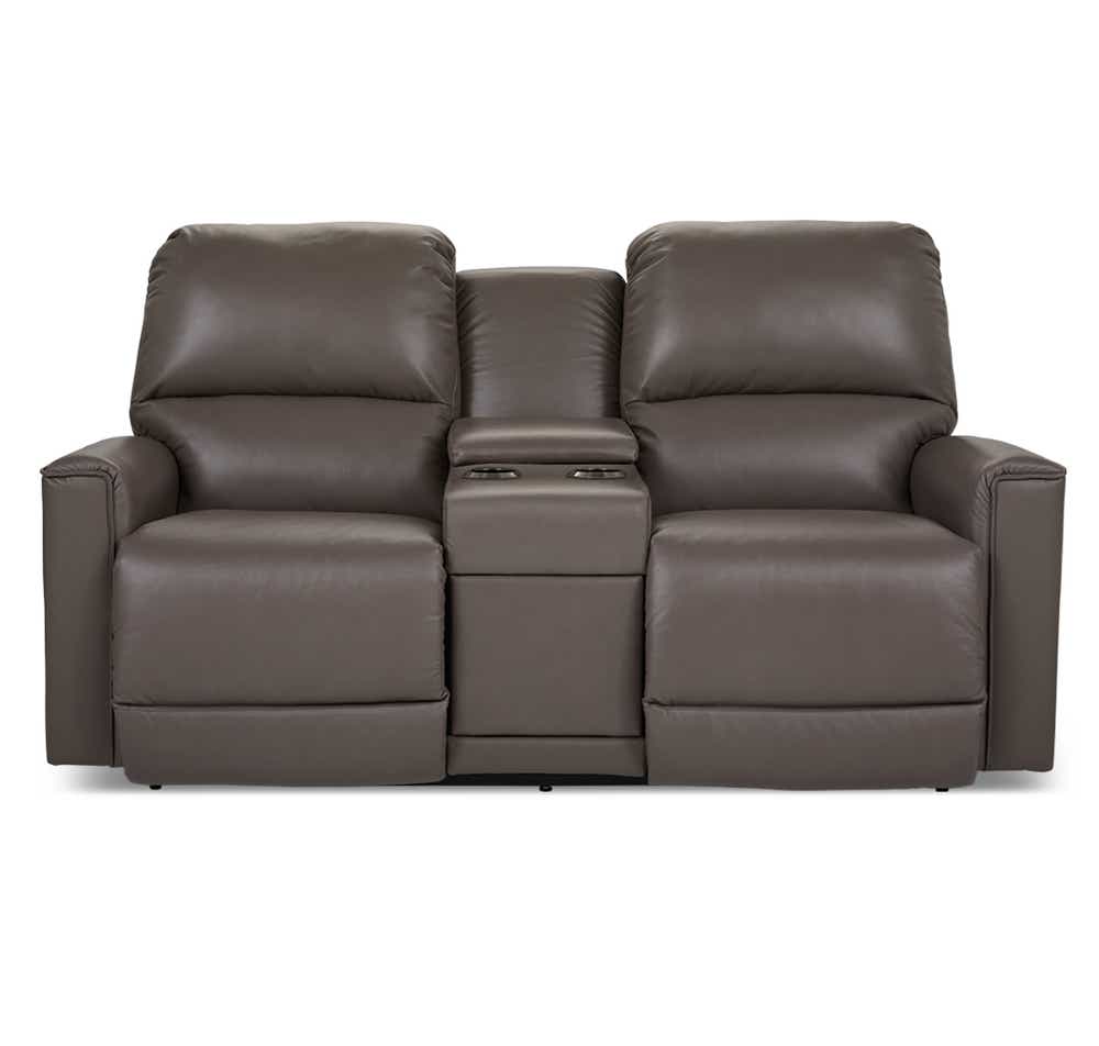 Cade Power Reclining Loveseat w/ Headrest, Lumbar & Console | La-Z-Boy