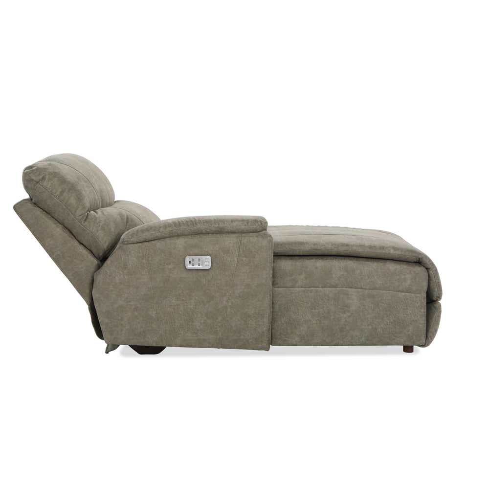 Trouper Power Right-Arm Sitting Reclining Chaise w/ Headrest