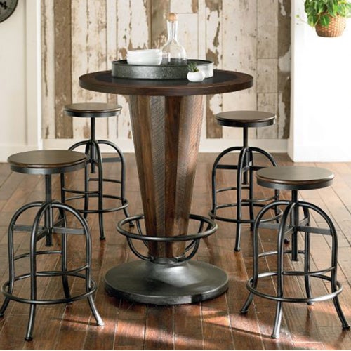 Treasures Cone Shaped Pub Table, Lazy Boy Furniture Counter Stools