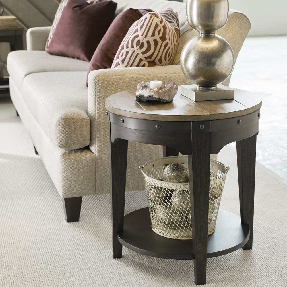 Plank Road Artisans Round End Table | La-Z-Boy