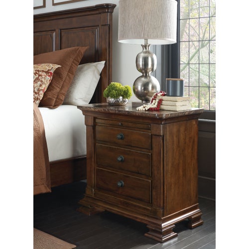 Portolone Bachelors Chest with Marble Top