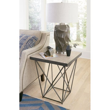 Rafters Rectangular End Table 