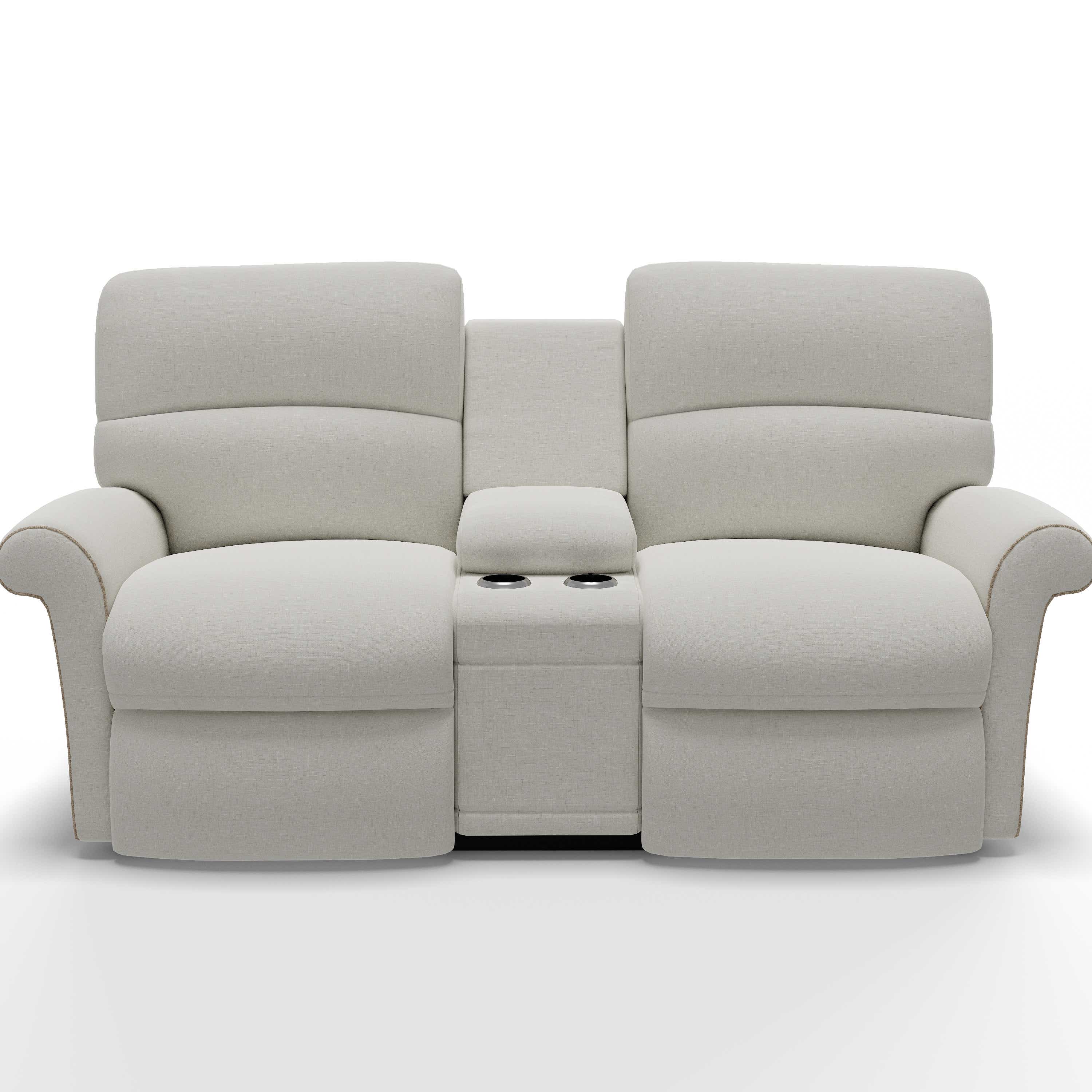 Robin Power Reclining Loveseat w/ Headrest, Lumbar & Console | La 