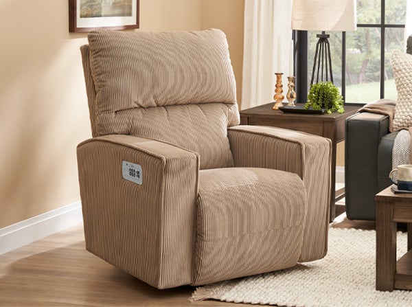 Maddox Power Rocking Recliner w/ Headrest