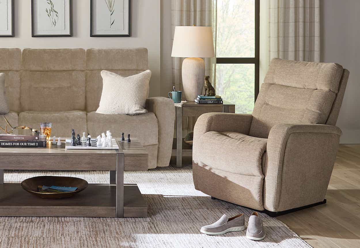 Baron Power Rocking Recliner w/ Headrest