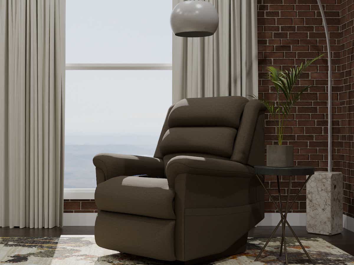 Astor Power Rocking Recliner w/ Headrest & Lumbar