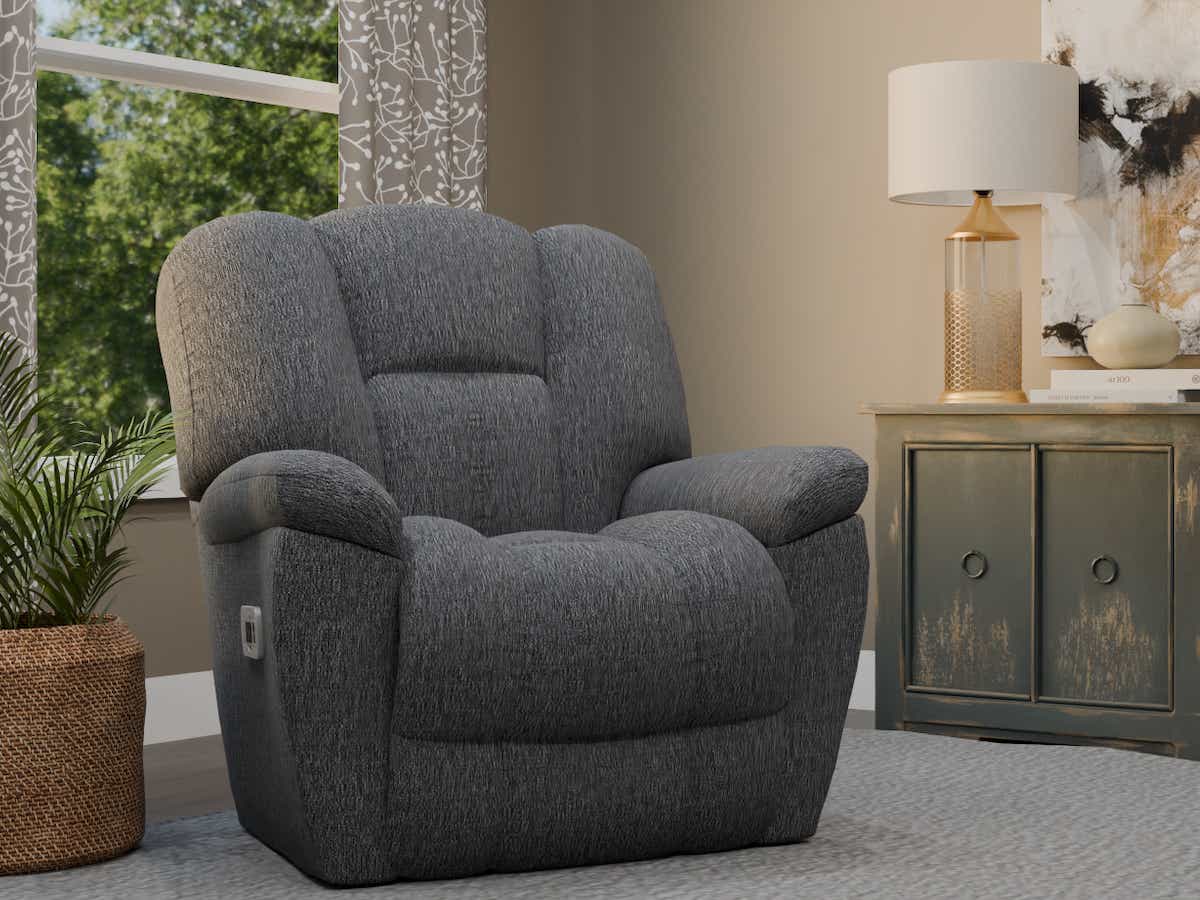 Maverick Power Rocking Recliner w/ Headrest & Lumbar