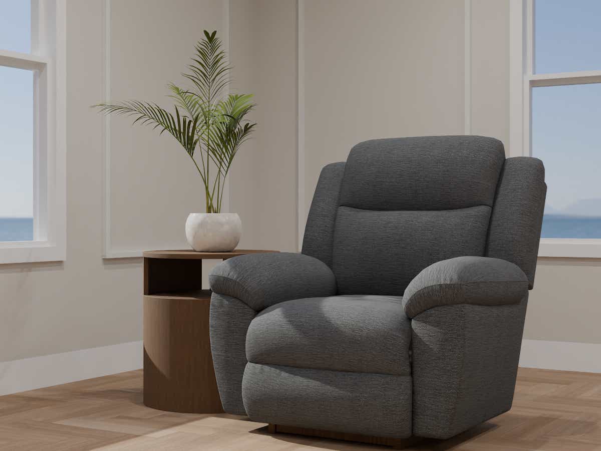 Joel Power Rocking Recliner w/ Headrest & Lumbar