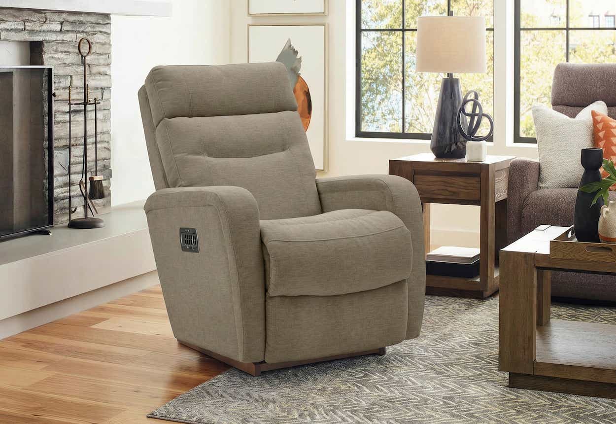 Baron Power Rocking Recliner w/ Headrest & Lumbar
