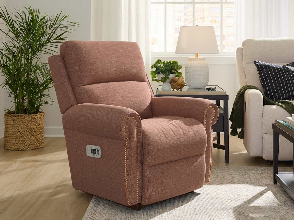 Dutton Power Rocking Recliner w/ Headrest & Lumbar