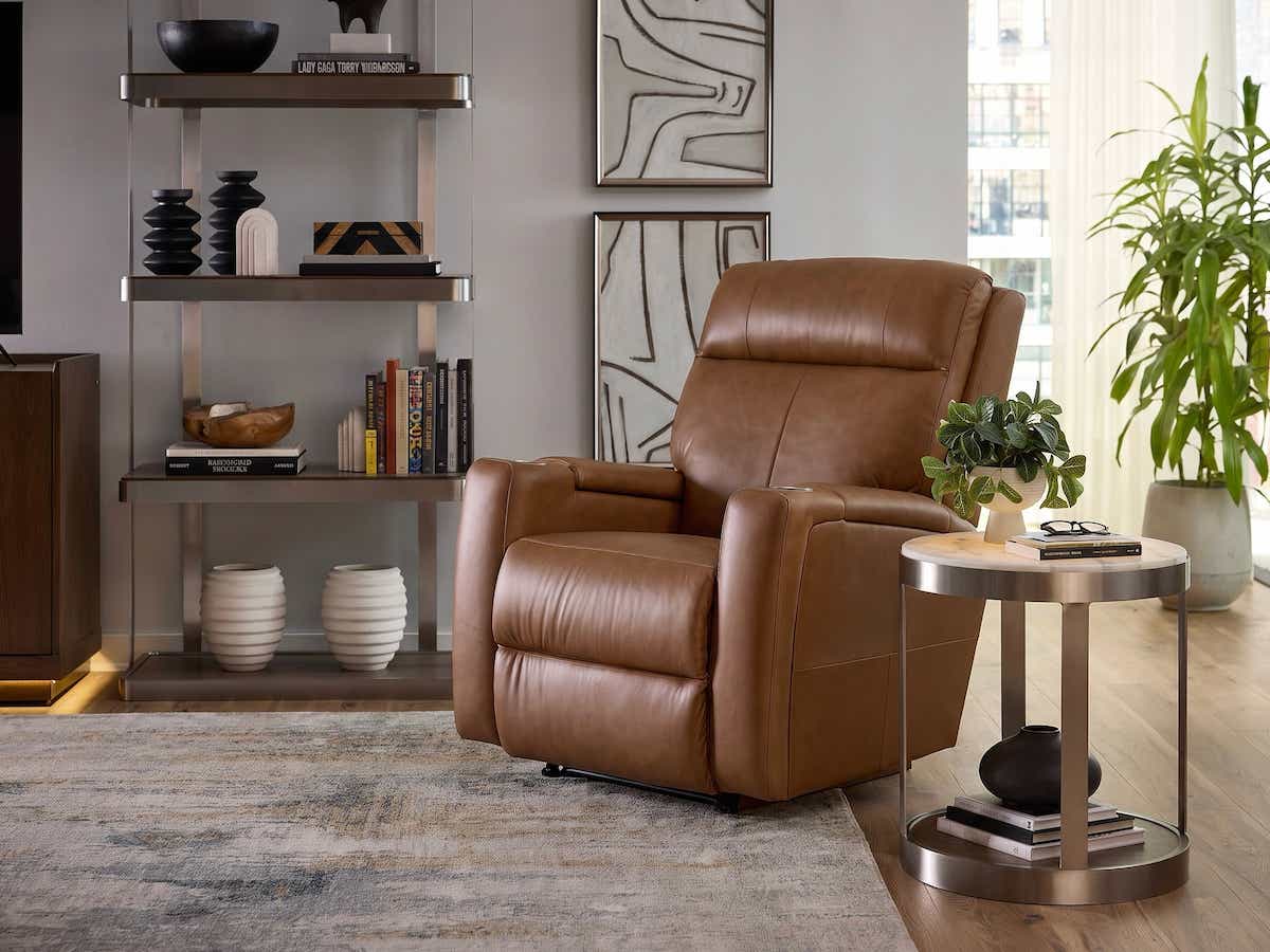 Ovation AudioLuxe Power Wall Recliner w/ Headrest & Lumbar