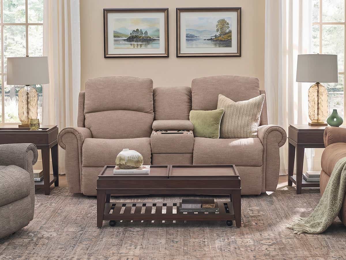 Dutton Reclining Loveseat w/ Console