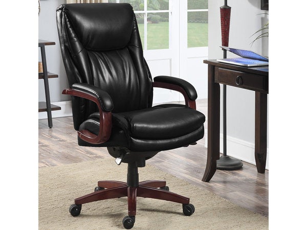Edmonton Big Tall Executive Office, Real Leather Office Chair Canada