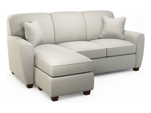 Piper Sofa & Ottoman w/ Chaise Cushion