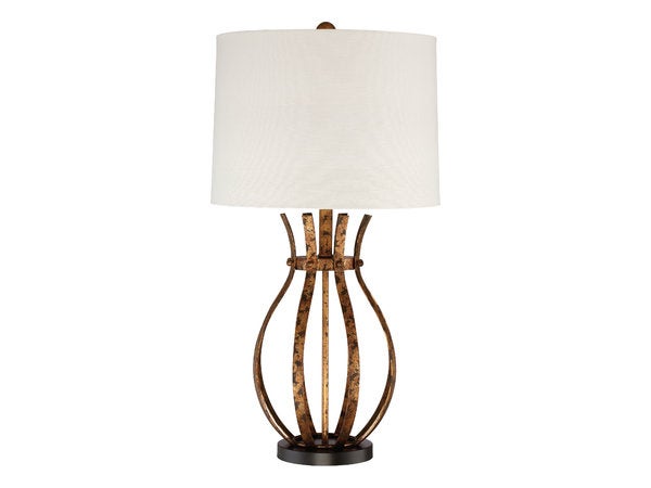  Strapped Metal Table Lamp