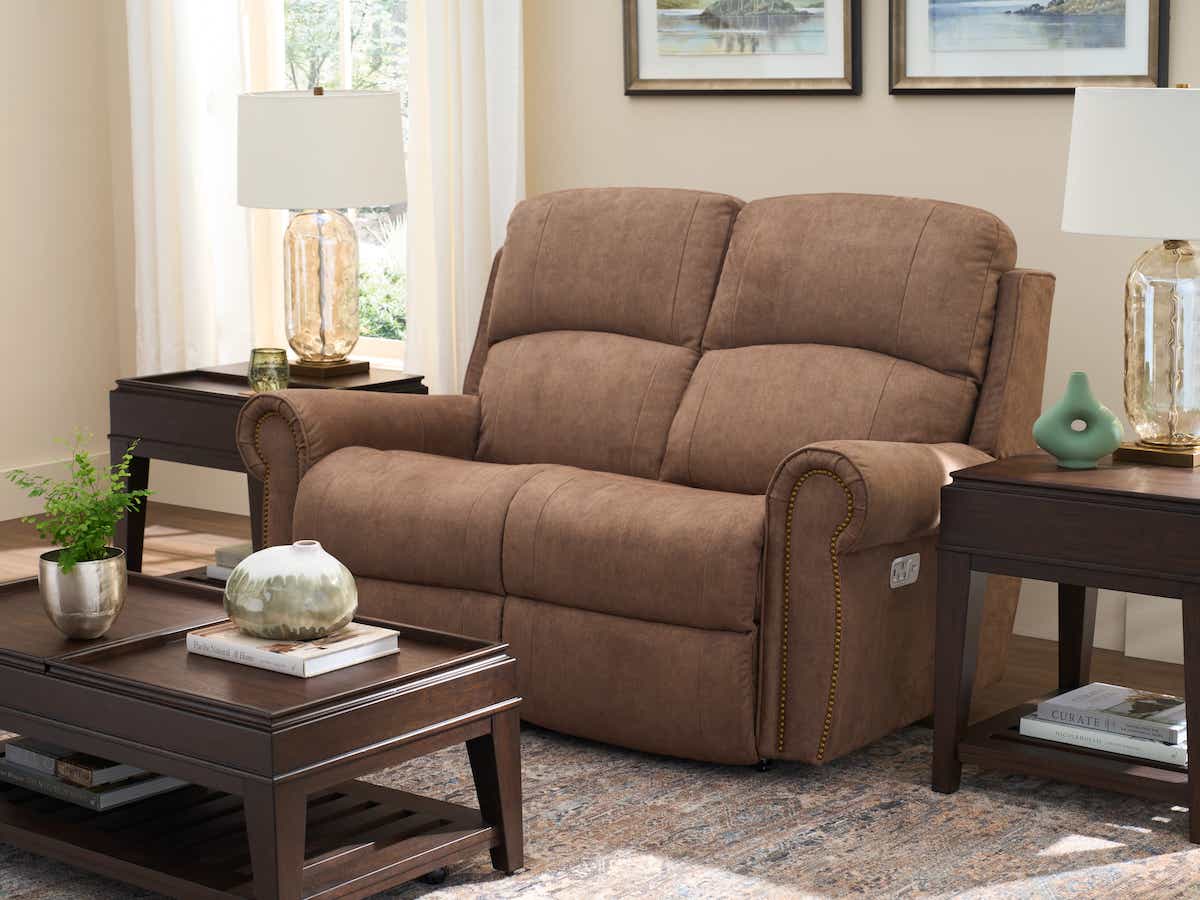 Dutton Power Reclining Loveseat w/ Headrest